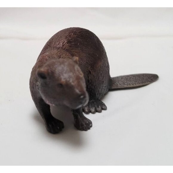 Schleich 2012 Brown Resin Beaver Figurine Toy #14693 Retired - Picture 5 of 7